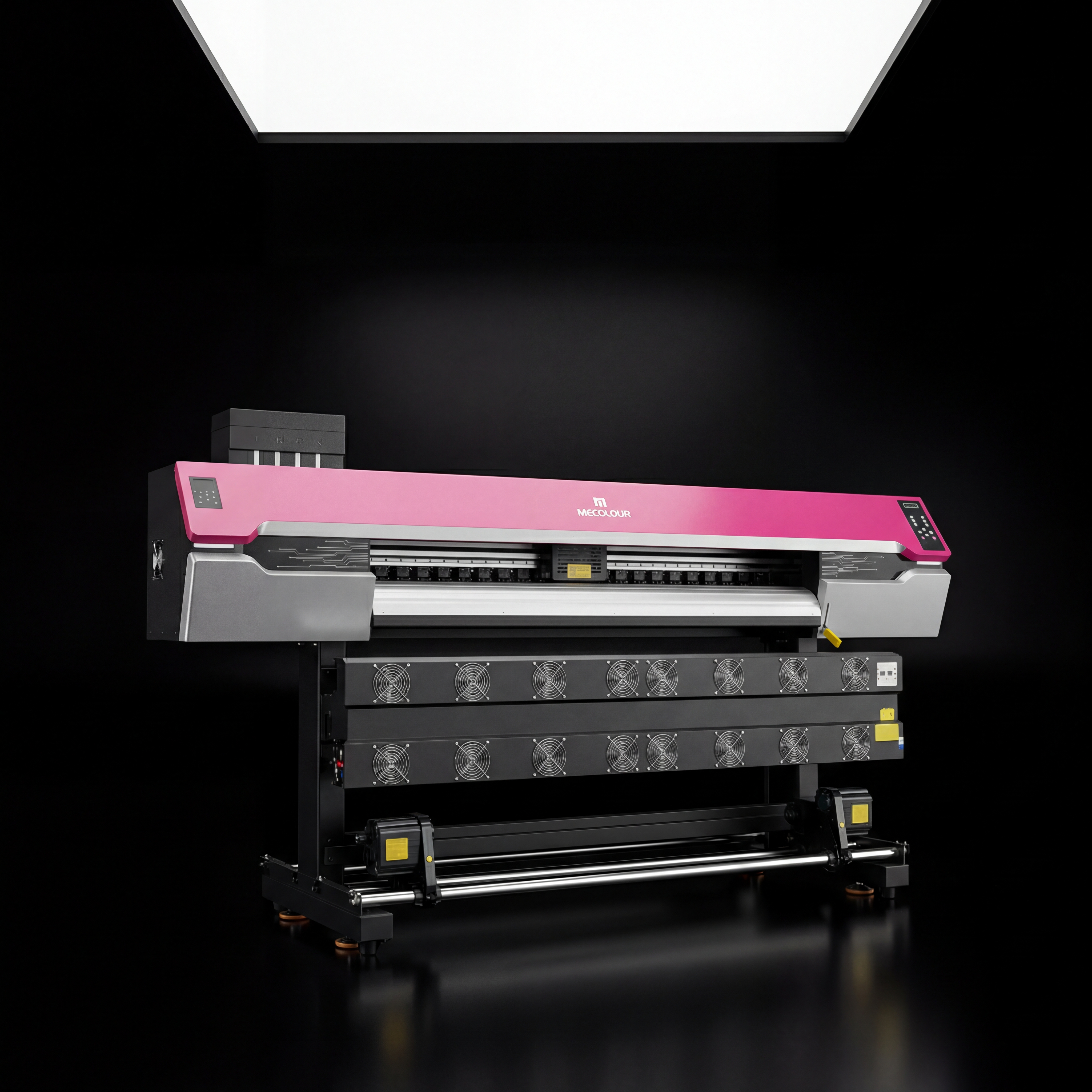 Mecolour A251 — detalhes de plataforma rolo-a-rolo