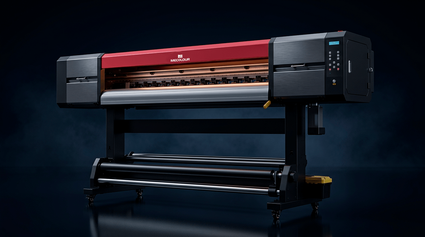 Mecolour A260 — Plotter Sublimática 1,60m em produção
