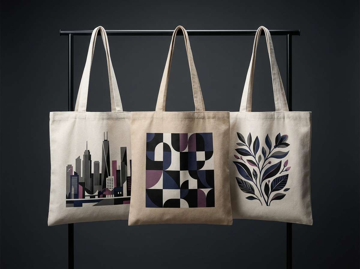 Conjunto têxtil com personalização aplicada