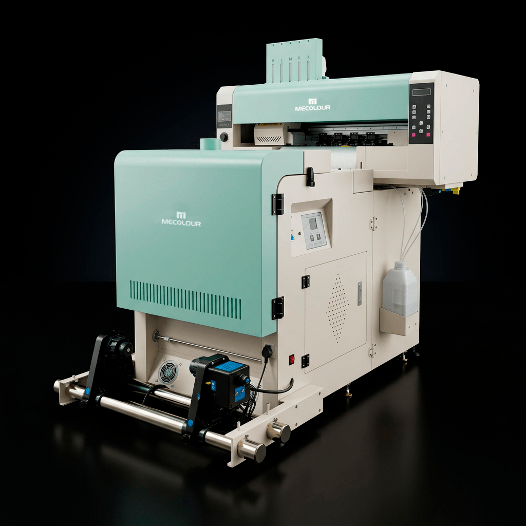 Mecolour A235 — Conjunto DTF Têxtil 30cm (plotter + forno acoplado)