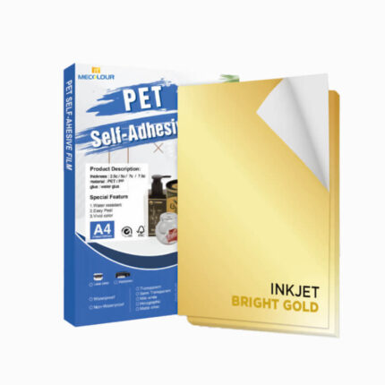 Vinil Pet Autoadesivo Dourado Escovado